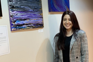 Özlem Karakaş’ın, “Colours in Motion and A Vivid View” isimli resim sergisi açıldı