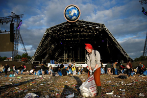Festivalden Geriye Çöpler Kaldı