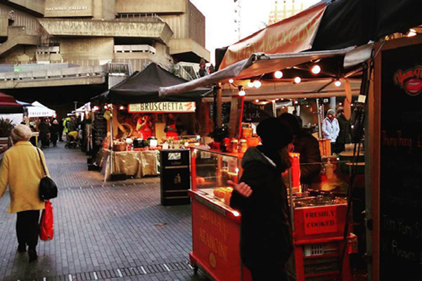 Southbank Centre Yemek Fuarı zamanı
