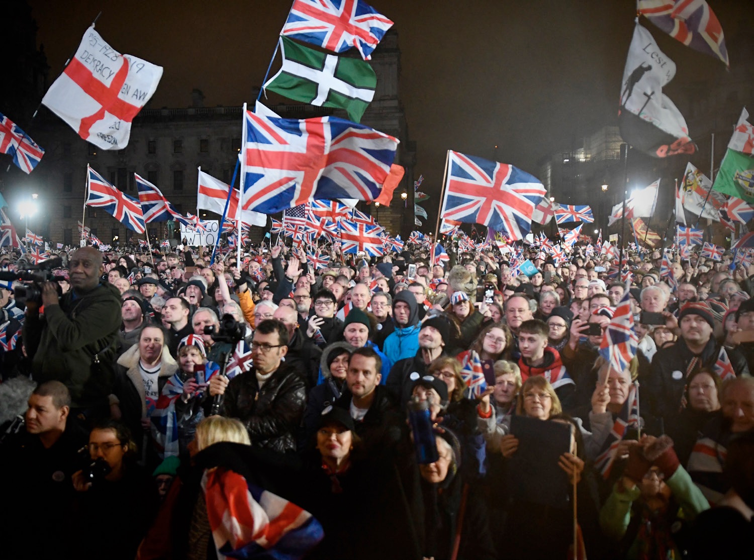 Londra’da Brexit’i böyle kutladılar