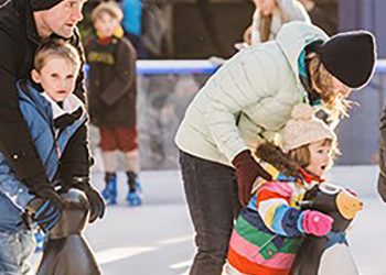 Buz pisti keyfi National History Müzesinde..