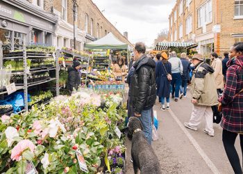 Londra’da pazar etkinliği olarak: Colombia Road