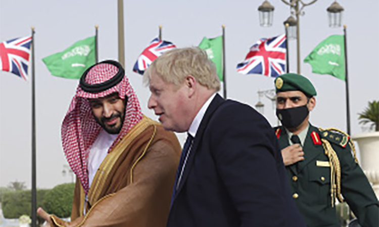 Başbakan Boris Johnson, Prens Bin Zayid’le görüştü
