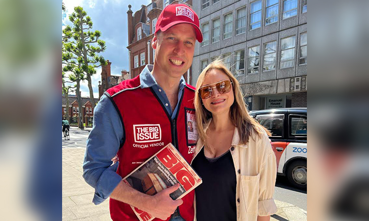Prens William, Big Issue dergisi sattı