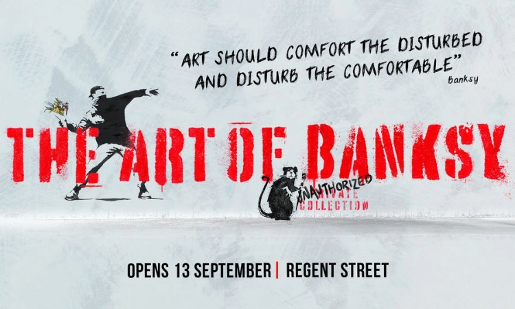 Dünyanın en büyük Banksy sergisi, bugün, Regent Street’te açılıyor