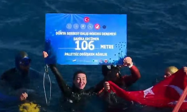 Şahika Ercümen’den dünya rekoru