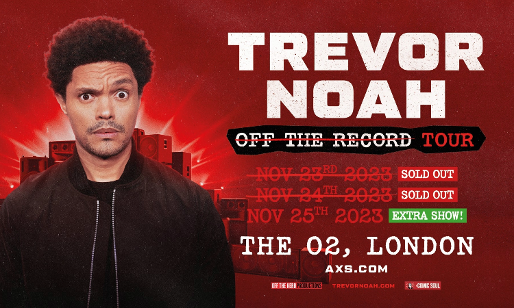 Dünyanın en ünlü komedyenlerinden Trevor Noah, O2 Arena’da