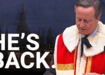 Cameron, , Lordlar Kamarası’nda resmi olarak yaşam boyu üye