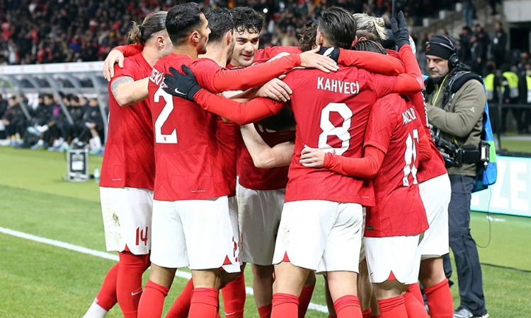 Türkiye, Almanya’yı 3 golle mağlup etti