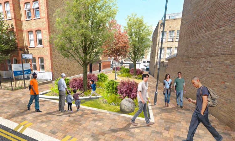 Hackney’de, toplum yeni “pocket park” için tasarımları şekillendiriyor