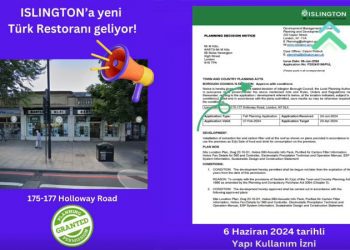 Islington’a yeni Türk restoranı için yapı kullanım izni alındı