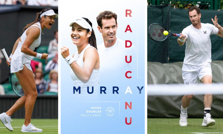 Murray ve Raducanu, Wimbledon’da karışık çiftlerde oynayacak