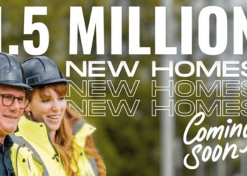 Hükümet, beş yıl içinde 1.5 milyon konut inşa etmeyi amaçlıyor