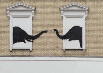 Banksy, Londra’da yeni ‘fil’ sanat eserini ortaya çıkardı; başlıksız paylaştı