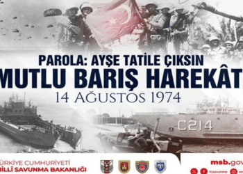 TC Milli Savunma Bakanlığı’ndan Kıbrıs Barış Harekatı paylaşımı