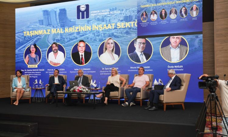 İMO “Taşınmaz Mal Krizinin İnşaat Sektörüne Etkisi” başlıklı önemli bir panel düzenledi