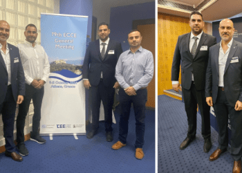 KTMMOB İnşaat Mühendisleri Odası yetkilileri, ECCE Genel Kurulu’nda