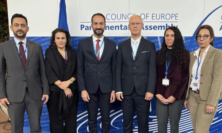 Meclis heyeti, Strasbourg’da, Taşınmaz Mal Komisyonu hakkında temaslarda bulundu