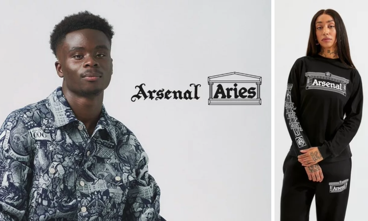 Arsenal, sokak giyim markası Aries ile iş birliğini duyurdu