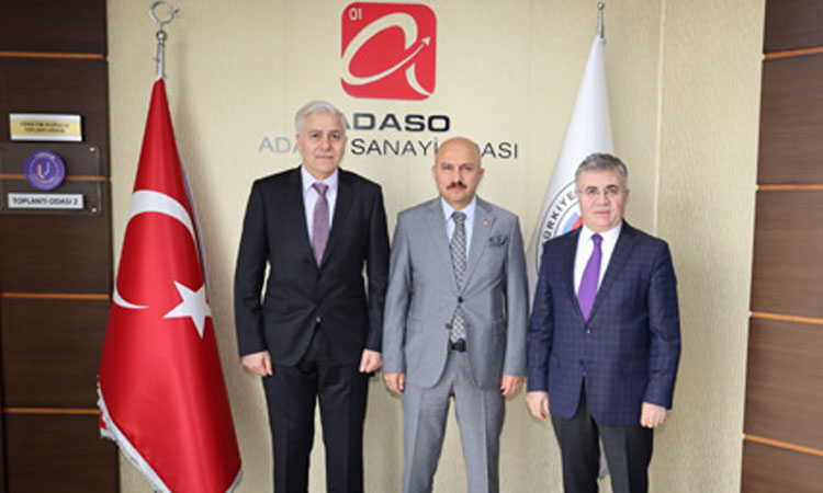 ATMB Başkanı Vehbi Keleş, ADASO Genel Sekreteri Veli Oğuz ile bir araya geldi.