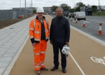 Edmonton’da yeni bisiklet yolu açıldı