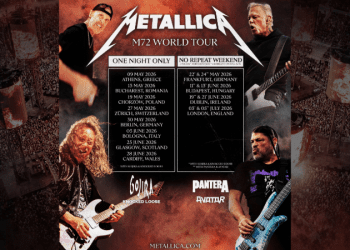 Metallica, M72 Dünya Turu kapsamında, 2026’da, Londra’yı da sallayacak!