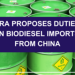 TRA proposes new anti-dumping measure on Chinese biodiesel