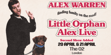 Alex Warren, ‘Little Orphan Alex Live’ turnesiyle, The O2’de iki konser verecek