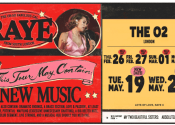 RAYE, 40 konserlik dünya turnesi kapsamında, 6 konser ile O2’de
