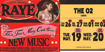 RAYE, 40 konserlik dünya turnesi kapsamında, 6 konser ile O2’de