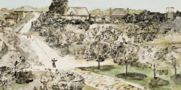 Ücretsiz sergi: En genç savaş sanatçısı Albert Richards’ın eserleri Williamson’da