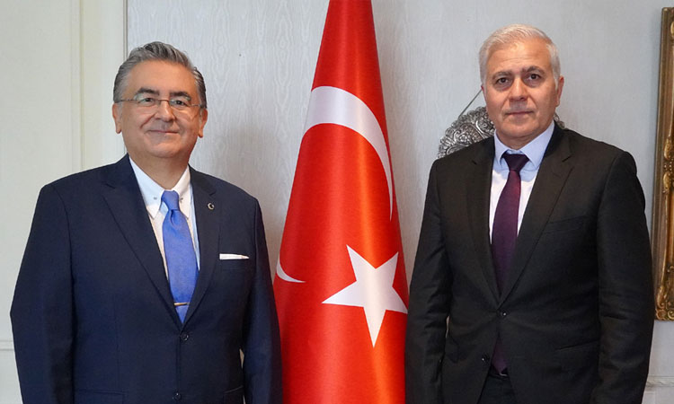 ATMB Başkanı Vehbi Keleş ve Türkiye’nin Londra Başkonsolosu, Büyükelçi Hasan Ulusoy