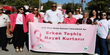 Meme Kanseri Farkındalık Yürüyüşü Gerçekleştirildi