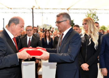 6. Cumhurbaşkanı Erhürman görevi devraldı