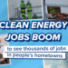 Clean energy jobs boom to bring thousands of new jobs
