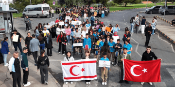 Lefke’de, ‘3 Aralık Dünya Engelliler Günü’ için farkındalık yürüyüşü düzenlendi