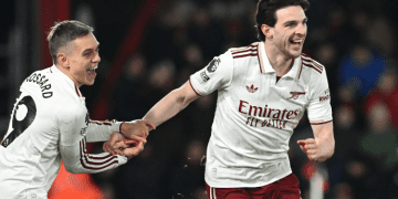 Arsenal’dan üst üste 5. galibiyet,Bournemouth engelini aştı