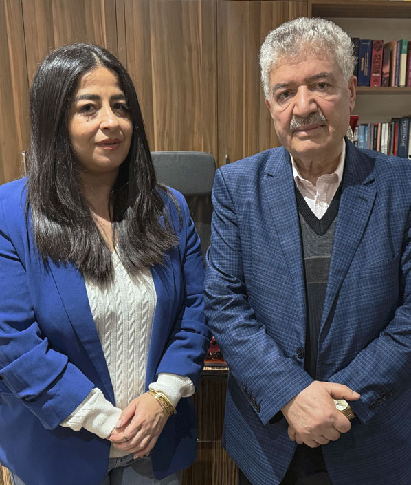 Eşit başkanlar HasretBozdoğan ve Kazım Kılıç