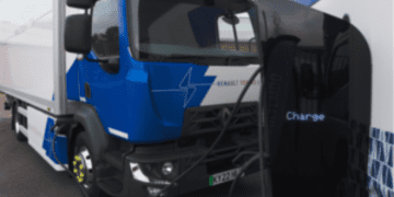 Boost for British business as government slashes cost of electric lorries..