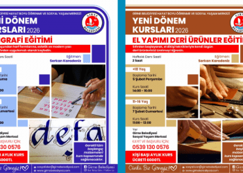 Girne Belediyesi yeni dönem kursları başlıyor!