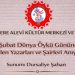 Dünya Öykü Günü, İngiltere Alevi Kültür Merkezi’nde kutlanıyor