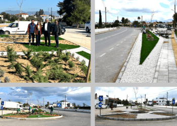 Vadili’de kavşak düzenlemesi devam ediyor: güvenlik ve estetik bir arada