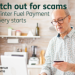 Pensioners urged to be alert to Winter Fuel Payment scams