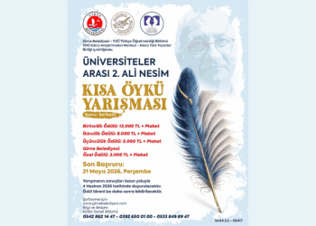 Üniversiteler arası 2. ‘Ali Nesim Kısa Öykü Yarışması’ başvuruları başladı