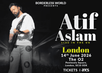 Güney Asya’nın güçlü sesi Atif Aslam, O2 Arena’da sahne alacak