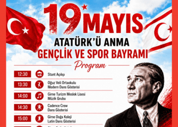 Girne’de 19 Mayıs coşkusu Kordonboyu’nda yaşanıyor
