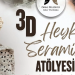 3D Heykel Seramik Atölyesi kayıtları başladı