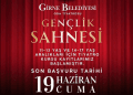 Gençlik Sahnesi’ kurs programı başlıyor! Son başvuru tarihi 19 Haziran