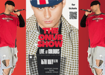 Yükselen Pop/ RnB sanatçısı ONUR, 16 Mayıs’ta Colours Hoxton’da sahnesinde