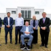 (L-R) David Heaford, CFO, Marshall Group; Greg Hill, Deputy Chief Executive, The Hill Group; Peter Freeman, Chair, Cambridge Growth Company; Andy Hill, OBE Group Chief Executive, The Hill Group; Alison Crofton, Chief Regional Delivery Officer, Homes England; Roger Hardy, Chair, Marshall Group.